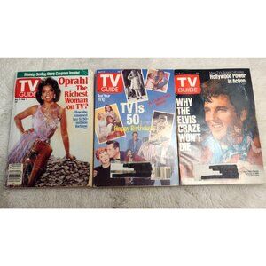 TV Guide Magazine Elvis Presley Oprah Winfrey 89 I Love Lucy Bill Cosby Show